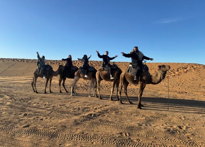Desert Group Camel Ride