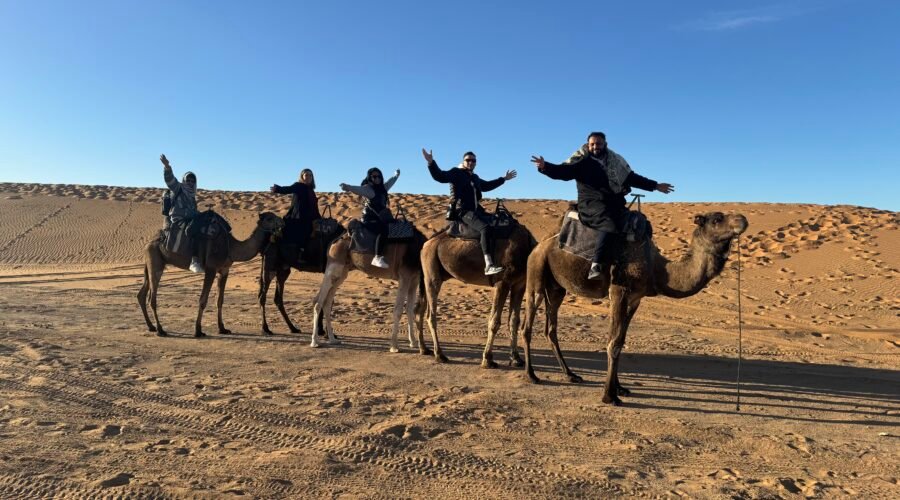 Desert Group Camel Ride